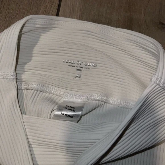 Year of Ours white Ribbed Leggings - Picture 4 of 4